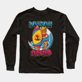 Downtown Surfing Long Sleeve T-Shirt